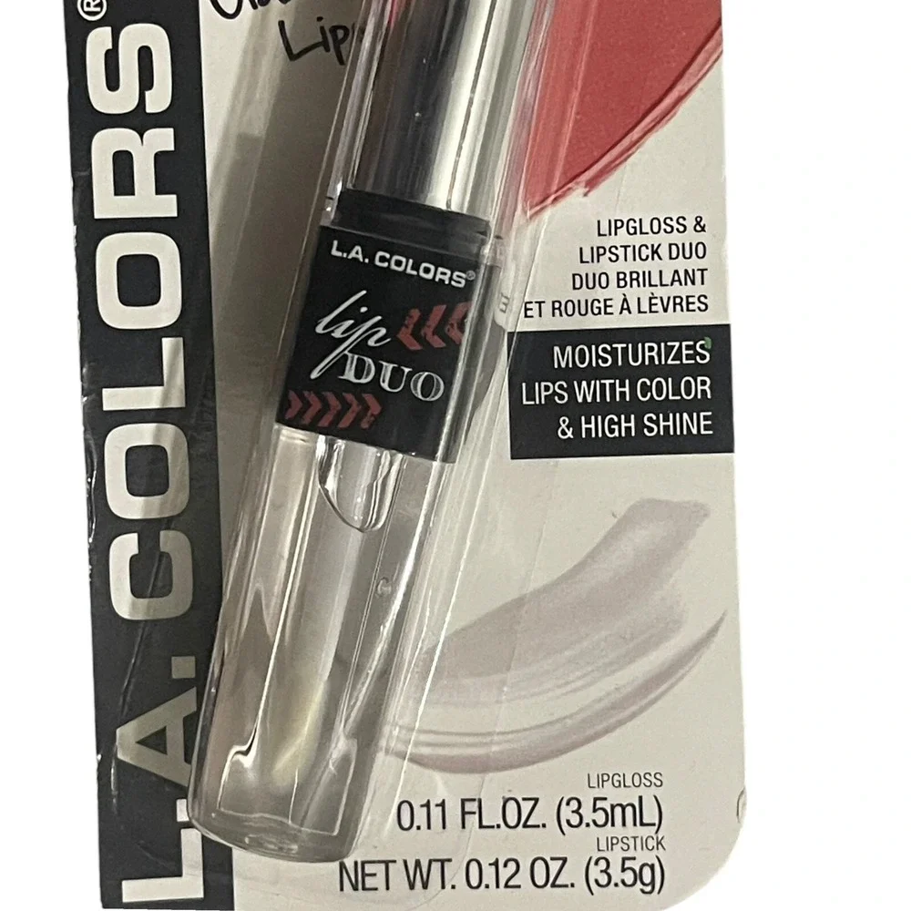 LA Colors Clarity Lip Duo Gloss Lipstick Glamorous Lip Classic Timeless Chic New